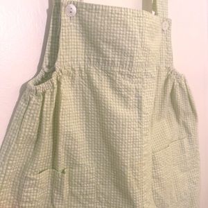 Boys Bella Bliss Gingham Romper. Size 2.